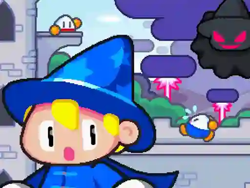 Leikur Drop Wizard Tower á netinu