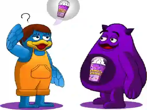 Leikur Grimace Monster Dop Story á netinu