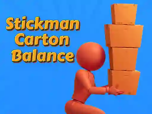 Leikur StickMan Cartoon Balance á netinu