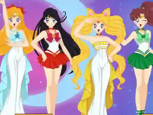 Leikur Sailor Moon Character Creator á netinu