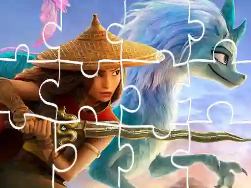Leikur Raya And The Last Dragon Jigsaw á netinu