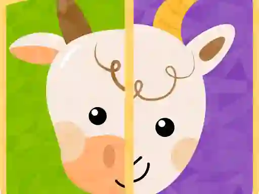 Leikur Baby Games Animal Puzzle for Kids á netinu