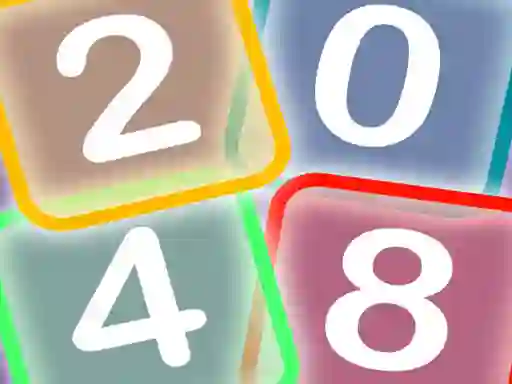 Leikur Neon Game 2048 á netinu