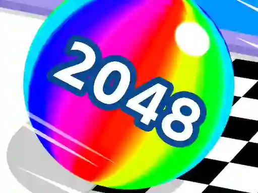 Leikur Ball Run 2048 á netinu