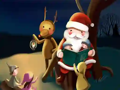 Leikur Merry Christmas Puzzles á netinu