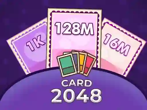 Leikur Merge Card 2048 á netinu