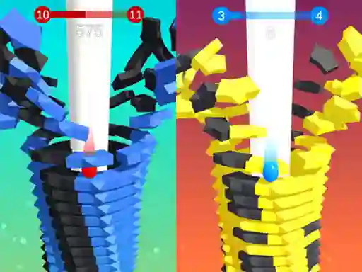 Leikur Stack Bounce 3D á netinu