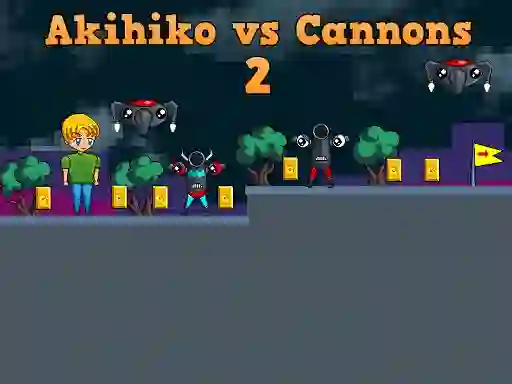 Leikur Akihiko vs Cannons 2 á netinu