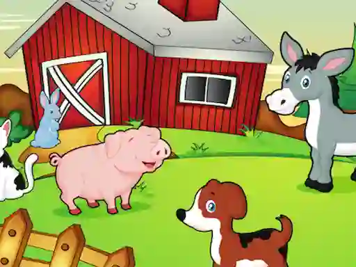 Leikur Happy Farm For Kids á netinu