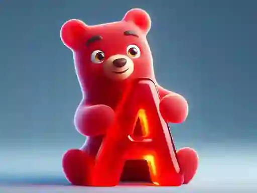 Leikur Gummy Letter Pop á netinu
