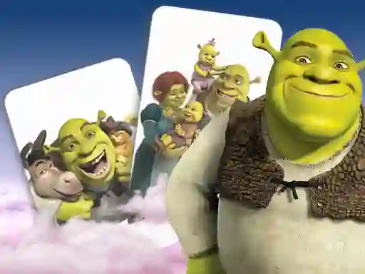 Leikur Shrek Memory Card Match á netinu