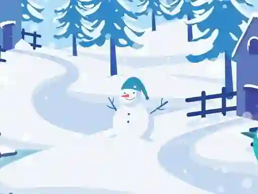 Leikur Happy Snowman Hidden á netinu