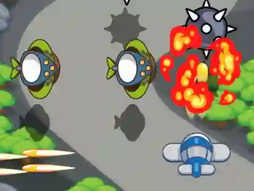 Leikur Atomic Fighter 2D á netinu