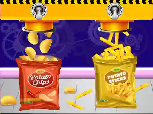 Leikur Potato Chips making á netinu