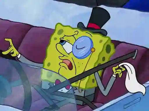Leikur Spongebob Driving Test Hidden á netinu