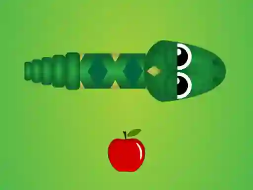 Leikur Snake Eats Apple á netinu
