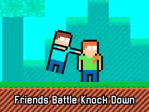 Leikur Friends Battle Knock Down á netinu