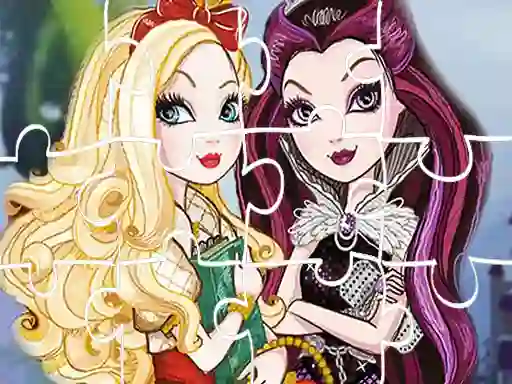 Leikur Ever After High Jigsaw á netinu