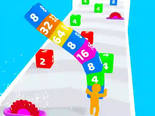 Leikur Cube Stack 2048 á netinu