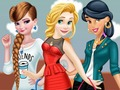 Leikur Prinsessur Modern College Fashion  á netinu