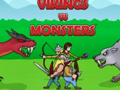 Leikur Víkingar vs Monsters  á netinu