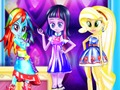 Leikur Equestria Girls High School einkennisbúningur á netinu