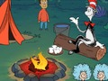 Leikur Kötturinn í hatt veit mikið um það! Camp tími  á netinu