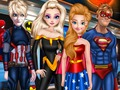 Leikur Prinsessur Style Marvel og DC  á netinu