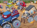 Leikur Nickelodeon eyðilegging vörubíll derby  á netinu