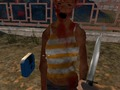 Leikur Warrior vs zombie á netinu