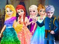 Leikur Prinsessar flugeldarveislu á netinu