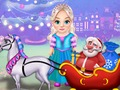 Leikur Litla Elsa Hreinn jólatré  á netinu
