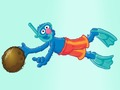 Leikur 123 Sesame Street: Neðansjávar vaskur eða floti  á netinu