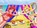 Leikur Princess Beach klæða sig upp  á netinu