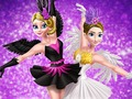 Leikur Ellie og Annie Black Swan og White Swan  á netinu