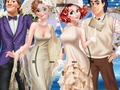Leikur Vintage Glam: tvöfalt brúðkaup á netinu