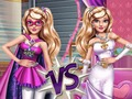Leikur Ofurhetja vs prinsessa á netinu