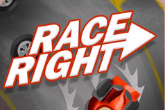 Leikur Race rétt  á netinu
