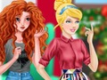 Leikur Princess bíður fyrir Santa  á netinu