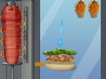 Leikur Doner Kebab Salat, Tómatar, Laukur  á netinu