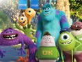Leikur Monsters University Tic-Tac-kast á netinu