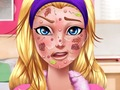 Leikur Barbie Hero andlitsvandamál á netinu