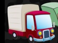 Leikur Teiknimynd Truck Mosaic  á netinu