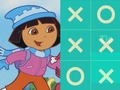 Leikur Dóra tic tac toe á netinu