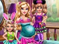 Leikur Barbie með tvíburum  á netinu