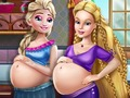Leikur Hamingjusamur prinsessur meðgöngu BFFS  á netinu