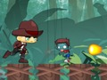 Leikur Boy vs zombie á netinu