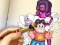 Leikur Steven Universe: Litabók  á netinu