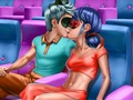 Leikur Ladybug: Daðra í bíó  á netinu