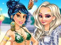 Leikur Prinsessar Boho Beachwear þráhyggja  á netinu
